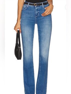 L'AGENCE Selma Baby Bootleg in mid wash